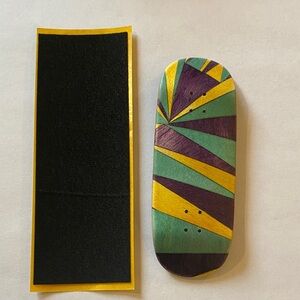 Colorful Fingerboard Deck with Grip Tape